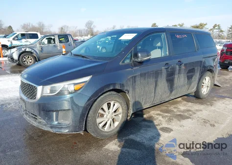 2016 Kia Sedona Lx z USA, uszkodzony, nr VIN KNDMB5C14G6201999